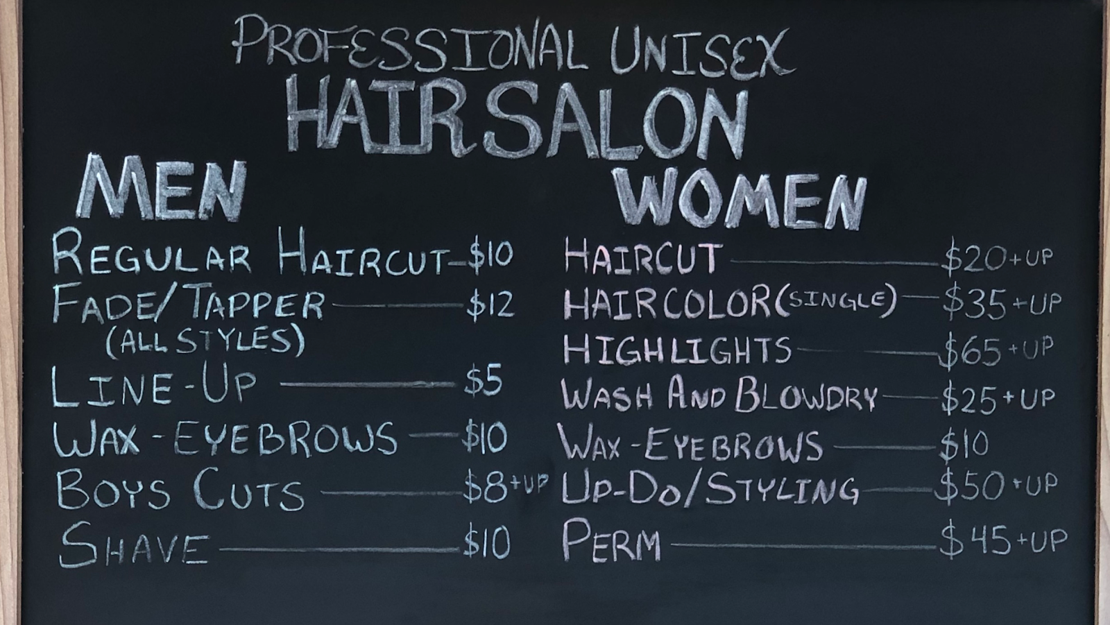 Professional Hair Salon in